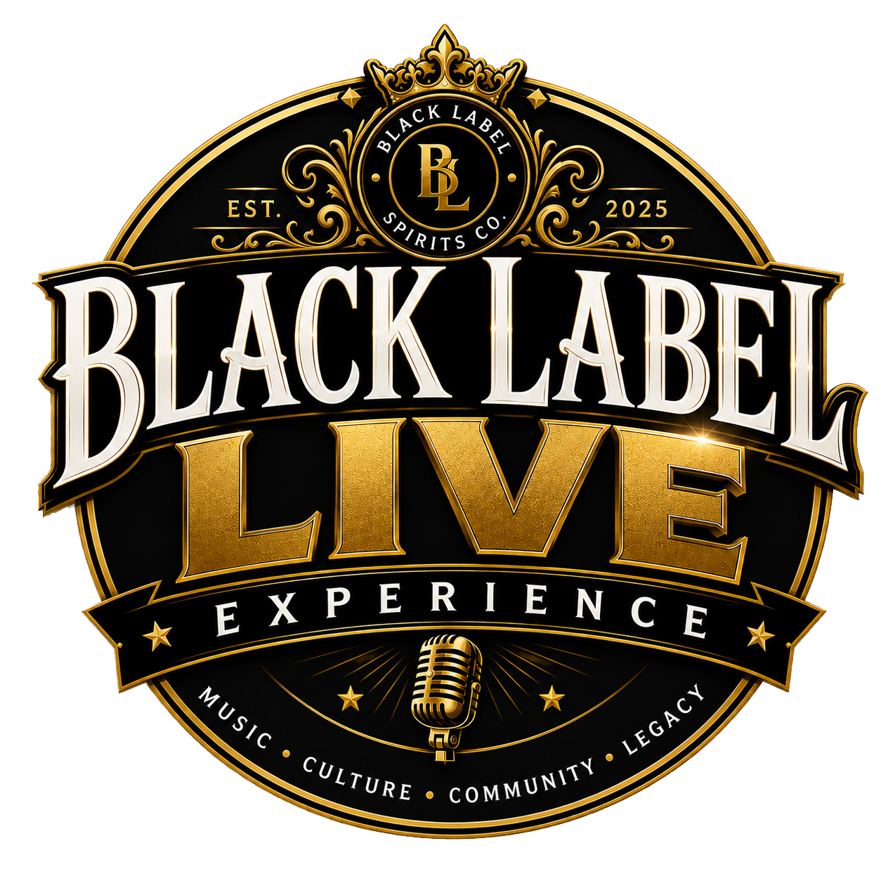Black Label Live Experience logo